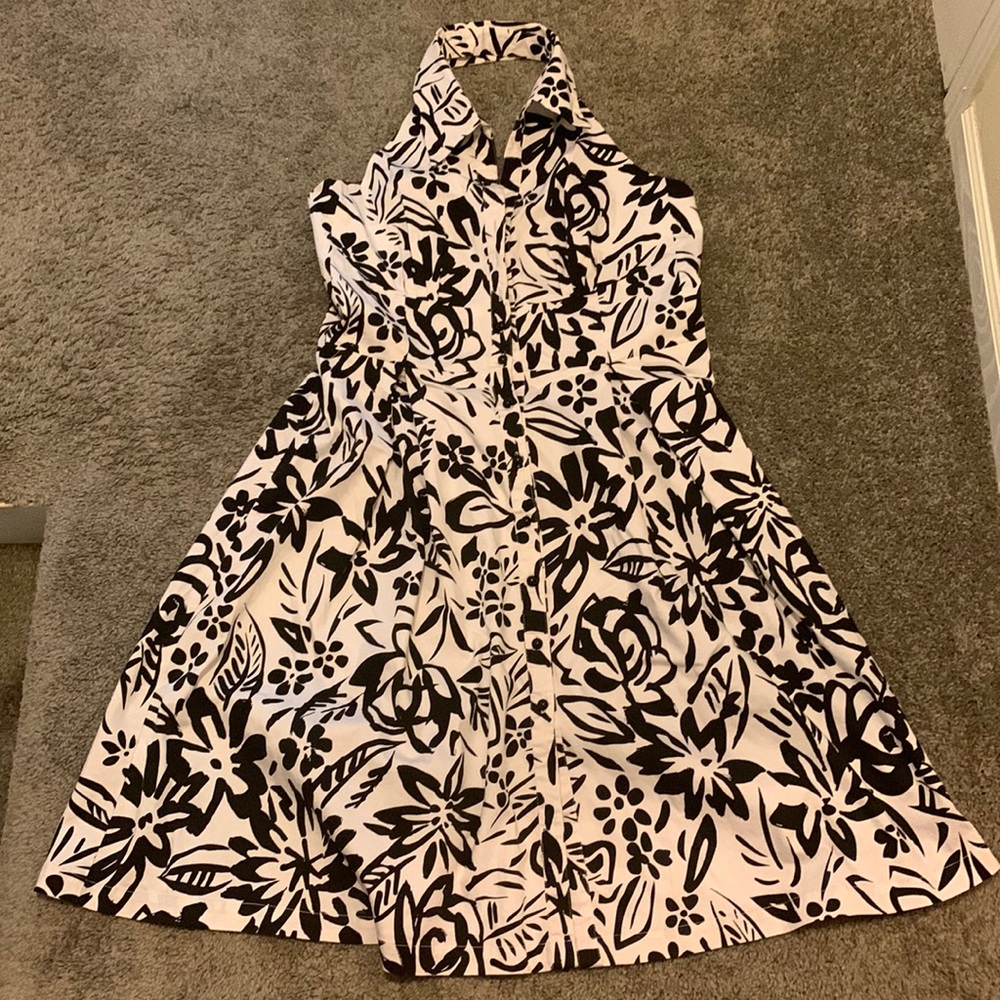 Black and White Dress